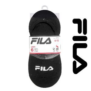 Fila No-Show Sock Liners (6-Pack)